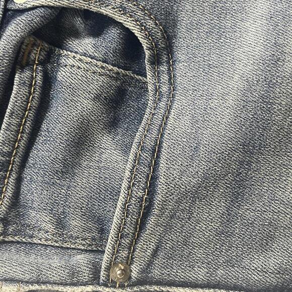 Levi's 724 High Rise Straight Jeans - Distressed Denim - Size 27 - Picture 9 of 16